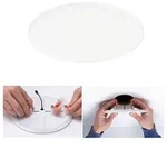 VariFit LED Einbaupanel Veluna Edge IP44 rund 200mm 1500lm 4000K Wei&szlig; dimmbar