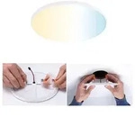 VariFit LED Einbaupanel Smart Home Zigbee Veluna Edge IP44 rund 160mm 1000lm Tunable