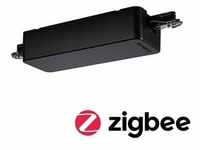 URail Schienenadapter Smart Home Zigbee Dimm/Switch 155x56mm Schwarz matt