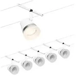 CorDuo Seilsystem Cone Basisset GU5,3 max. 5x10W 230/12V Wei&szlig; matt Chrom