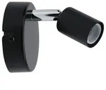 Deckenstrahler Carolina IP44 GU10 230V max. 10W dimmbar Anthrazit Chrom