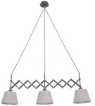 N&auml;ve Scherenpendelleuchte Adrienne max. b: 52-100cm natur