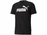 Puma Essentials Logo T-Shirt, schwarz, S, Herren Herren 586666-01