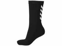 Hummel Fundamental Socken 3er-Pack, schwarz, 41-45 Unisex 022-140-2001