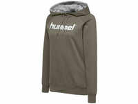 Hummel Go Cotton Logo Kapuzen Sweatshirt Damen, grün, M Damen 203-517-6084