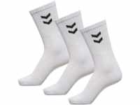 Hummel Basic Socken 3er-Pack, weiß, 32-35 Unisex 022-030-9001