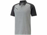 Puma TeamCup Casuals Polo-Shirt, grau, L, Herren Herren 657991-013