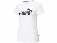 Puma Essentials Logo T-Shirt Damen, weiß, S Damen 586774-02