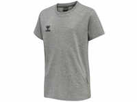 Hummel Move Grid Cotton T-Shirt Kinder, grau, 176 Unisex 214-914-2006