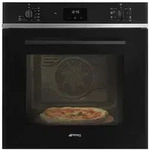 Smeg SF6400PZB - Selezione, schwarzer Backofen