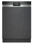 Siemens SN53ES27BE - Teilintegrierter Geschirrsp&uuml;ler, 60 cm, Geb&uuml;rsteter Stahl