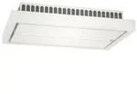 Baumann Aura 90 WLK - Umluft-Deckenhaube, 90 cm breit, wei&szlig;