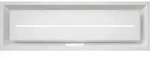 Baumann Aurora 9030 WLK - Deckenhaube, 90 x 30 cm, abnehmbarer Motor, wei&szlig; lackiert