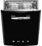 Smeg STFABBL3 - Geschirrsp&uuml;ler 50's Style, Schwarz
