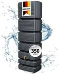 Otto Graf GmbH 4rain SLIM WOOD DECOR Wandtank 350 Liter graphite grey 211871