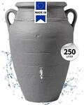 Otto Graf GmbH GARANTIA Regentonne ANTIK Amphore 250 Liter dark granite 211609