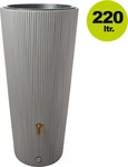 Otto Graf 326170, Otto Graf GARANTIA LINUS 2in1 Regentonne 220 Liter zinkgrau inkl.