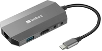 Sandberg 136-33 USB C 6in1 Travel Docking Station