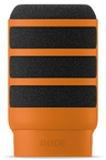 Rode WS14 Windschutz, orange, passend f&uuml;r Podmic und Podmic USB