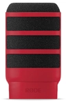 Rode WS14 Windschutz, rot, passend f&uuml;r Podmic und Podmic USB