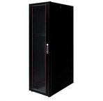 Roline 26210209, Roline Netzwerkschrank Basic, 42HE, schwarz, 600x1000mm, Glast&uuml;r