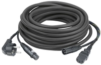 DAP Audio FP0810B, DAP Audio AUDIO Power-Signal Kaltger&auml;tekabel 10m, SCHWARZ