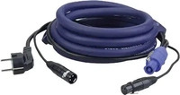 DAP Audio FP0610, DAP Audio LICHT Power-Signal Powerconkabel 10m, Powercon blau
