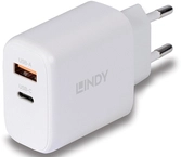 Lindy 73428 USB-C Ladeger&auml;t, Schnellladung, wei&szlig;, 65W