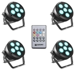 Cameo ROOT Par 6 LED Pad 4er SET, SCHWARZ