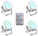 Cameo ROOT Par 6 LED Pad 4er SET, WEISS