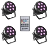 Cameo ROOT Par 4 LED Pad 4er SET, SCHWARZ