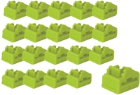 Lindy 47895 RJ45 Port Schloss 20er SET, gr&uuml;n