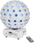 Eurolite B-40 LED Spiegelkugeleffekt, wei&szlig;