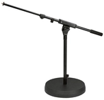 K&ouml;nig & Meyer K&M 25960 Mikrofonstativ mit Schwenkarm/Rundsockel, schwarz