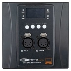 Showtec NET-2 DMX Konverter Wandpanel, XLR 5pol, schwarz