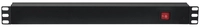 Showgear 19'' 1U Main Power Strip 8 Schuko Stromverteiler