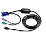 Aten KA7520 PS/2-VGA-KVM Kabel, schwarz, 0.25m