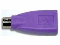 CHERRY 6171784, CHERRY - Tastaturadapter - PS/2 (M) zu USB (W) - violett