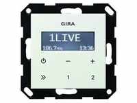 1St. Gira 228403 UP Radio RDS ohne Lautsprecher System 55 Reinweiß