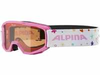 Alpina Kinder Skibrille Piney onesize, rose-rose matt, Wintersport &gt; Skibrillen