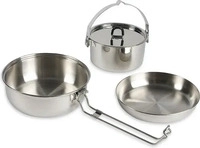 Tatonka 4114.000, Tatonka Camp Set Large Packma&szlig; &Oslash; 17,3 x 8 cm Farbe edelstahl