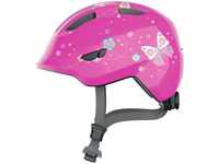 Abus Smiley 3.0 Kopfumfang M 50-55 cm Farbe pink butterfly