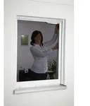 Pollenstop-Gewebe f&uuml;r Fenster - 130 x 150 cm anthrazit - Pollenschutz Fliegengitter