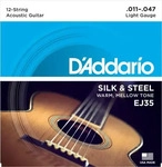 Saitensatz D'Addario EJ35 Silk & Steel 12-String