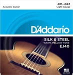 Saitensatz D'Addario EJ40 Silk & Steel 6-String