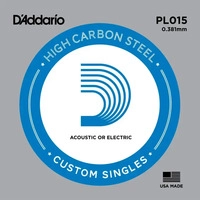 Einzelsaite D'Addario Acoustic/Electric PL015