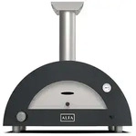 Alfa Forni Gas Pizzaofen Moderno | 2 Pizze | Schiefergrau | Hybrid