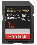 1 TB SDXC Extreme PRO 150MB/s V60 UHS-II Class10 R280-/W Speicherkarte