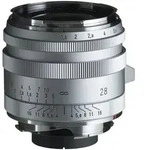 Nokton 1,5/28 mm Type I VM, asph&auml;risch, silber, Objektiv