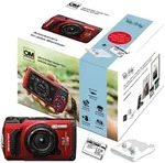 TG-7 Special Edition rot Kamera inkl. 2. LI-92B Akku+PH Tuch